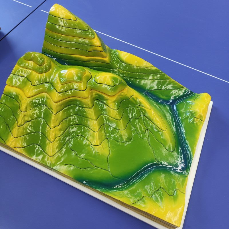 等高线地形图判读模型