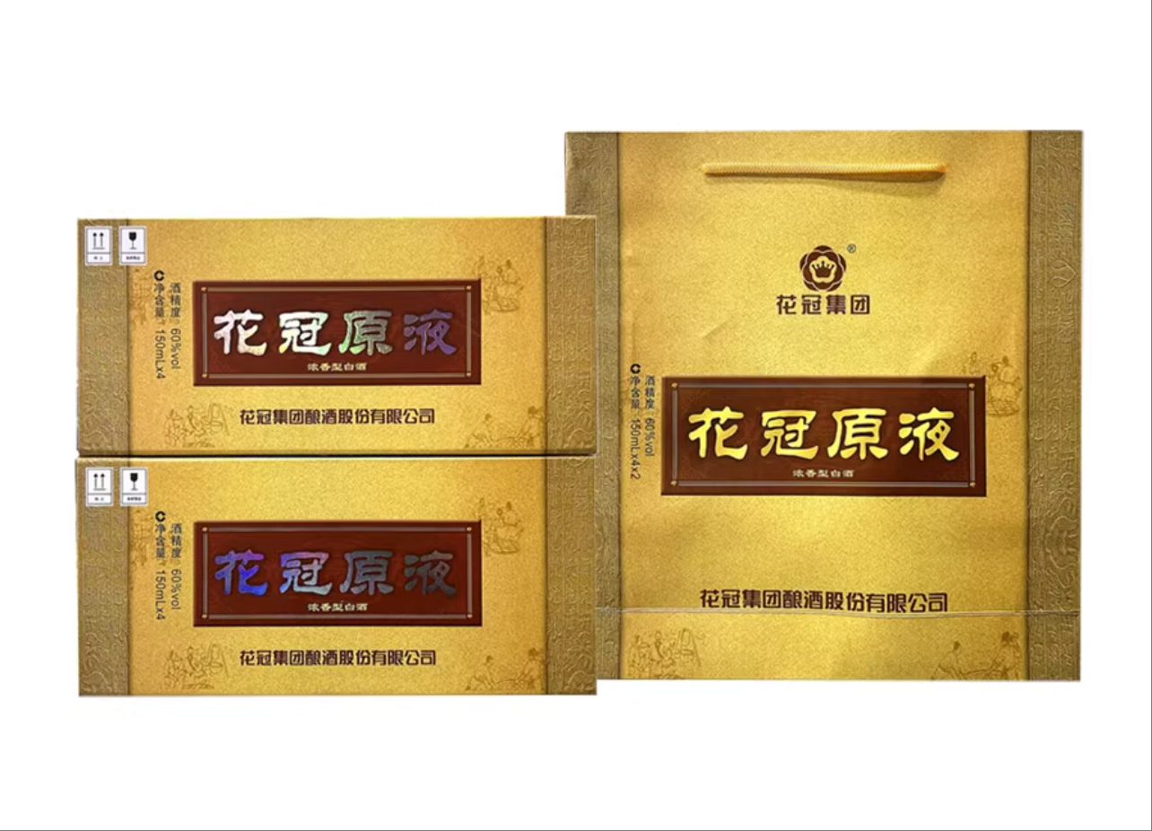 冠群芳 花冠酒原液小礼盒60度150mlx4瓶节日送礼自饮