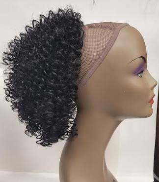 STYLE-J 14"低温丝化纤假发制作，配件款式